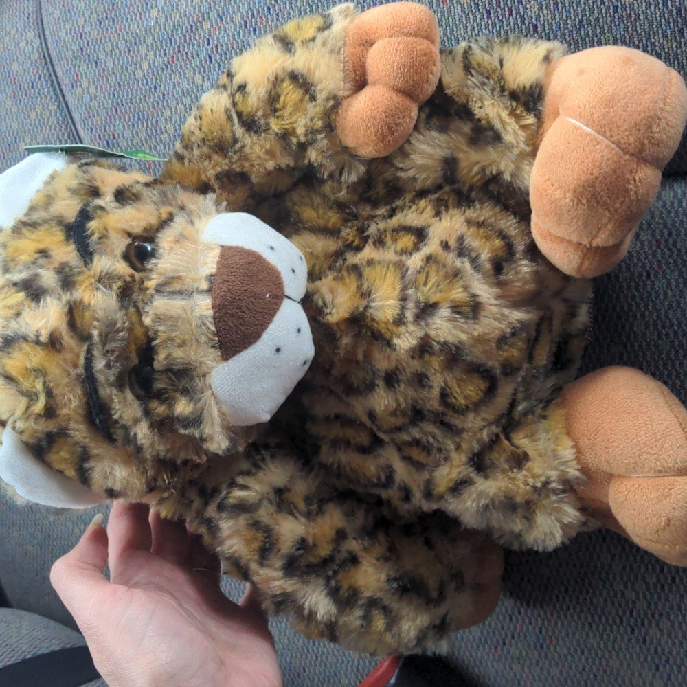 Childrens Brown Leopard Backpack by Critter Paxx. New With Tags. 3+